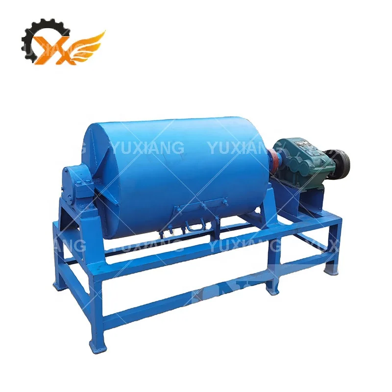 Small gold mining plant mercury amalgam barrel for gold refining
