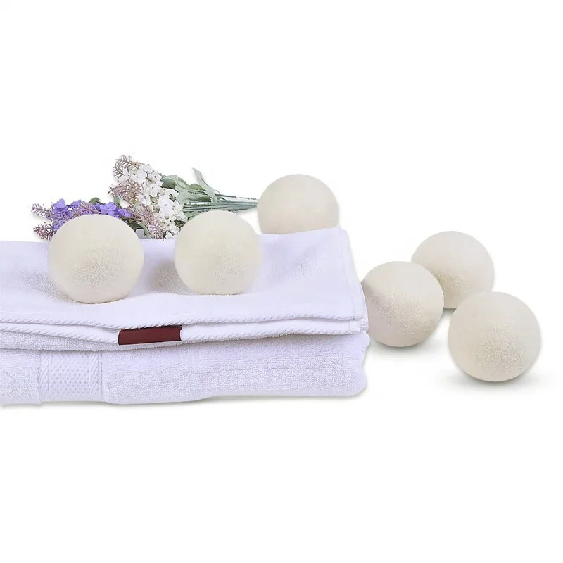 lavender fruits scented anti-static air wool felt laundry dryer balls