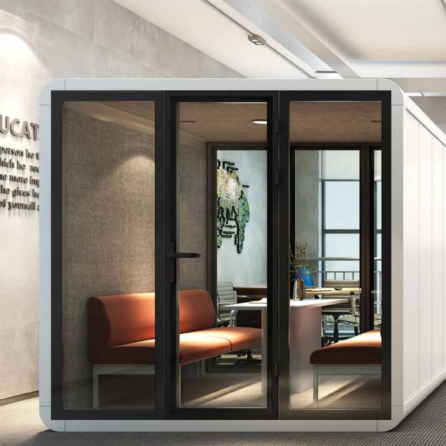 Customized Luxury Small Mobile Soundproof Room/Outdoor Soundproof Booth Work Pods/Phone Booth Soundproof Office