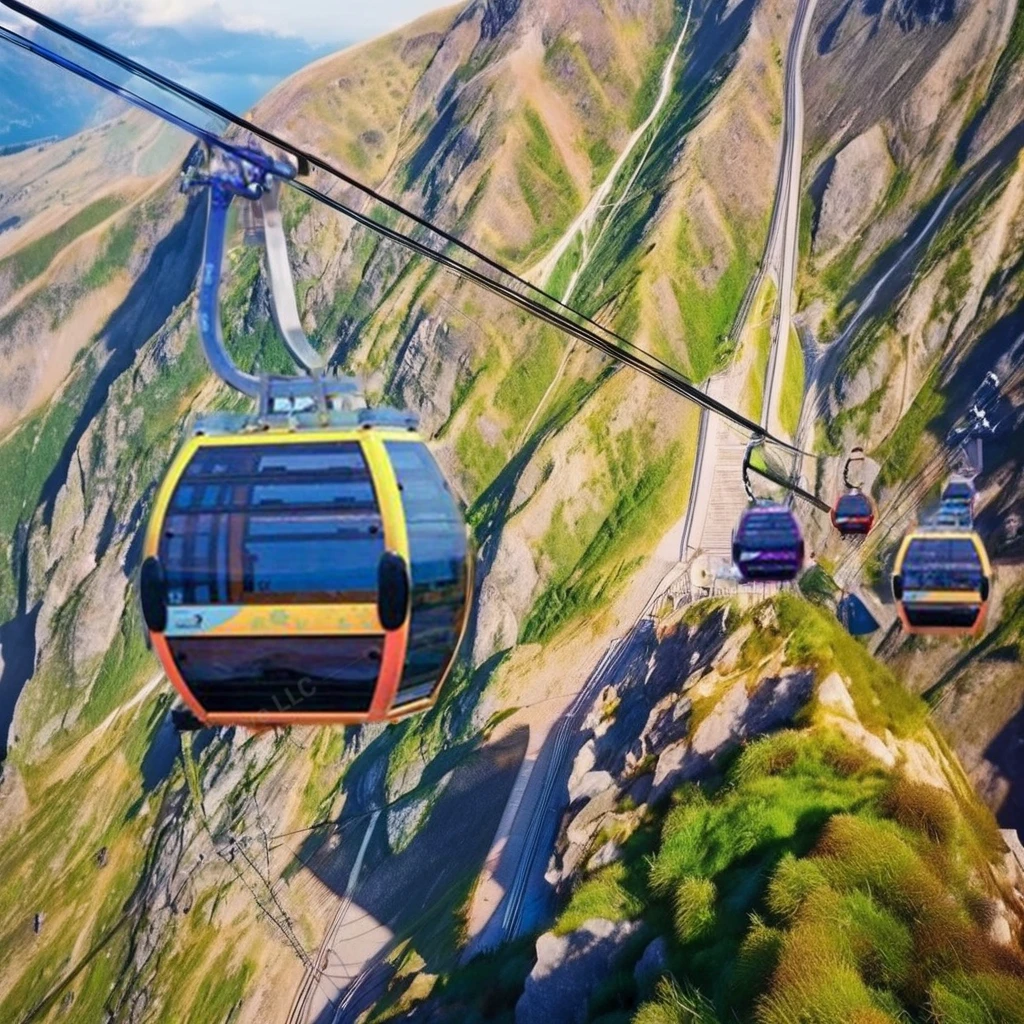 Manufacturer of Four-Person and Two-Person Cabins Cable Car Ropeway Equipment for Skiing and Sightseeing Tours