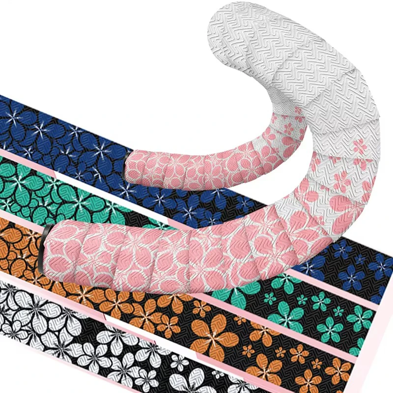 BUCKLOS Bicycle Handlebar Tape Non-Slip Road Bike Tape Shock Absorbing Speed Handlebar Belt Wear-Resistant Drop Bar Tape