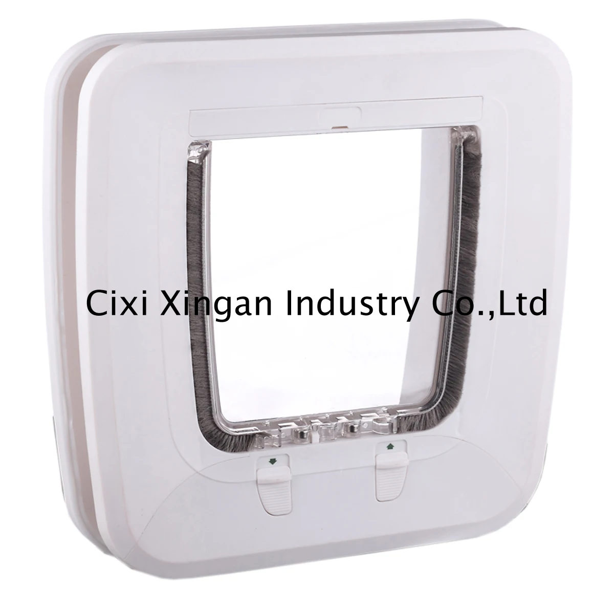 For Dogs Other Pet Products Sustainable Pet Door White & Brown ABS + PC 4 Ways Magnetic Cat Door 170x175mm 188x250mm