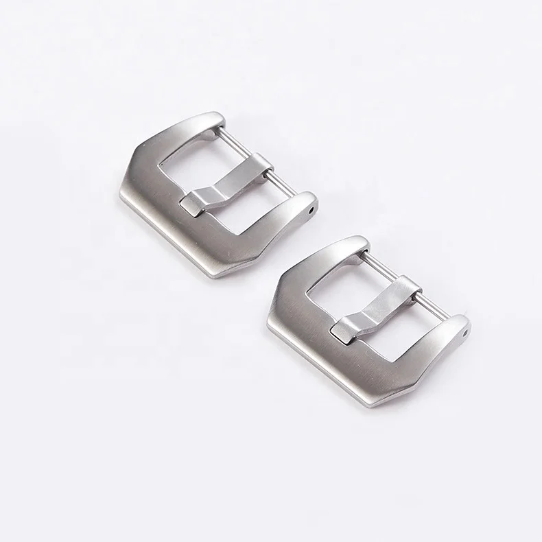 High Quality 20Mm 22Mm 24Mm  Watch 26Mm Polished Brushed Leather Band Watch Clasp 316L Stainless Steel Watch Buckle Parts