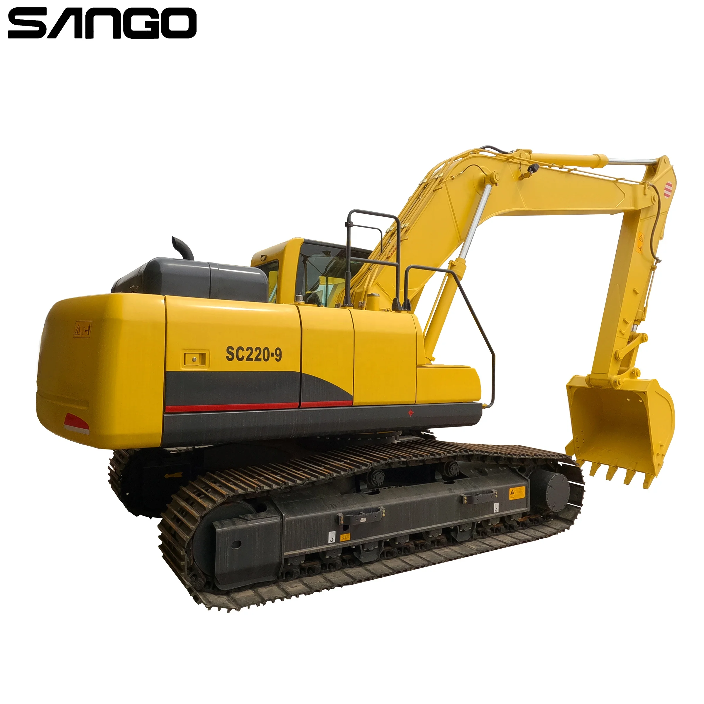 Heavy earth-moving machinery tunnel Factory Excavator 20 ton arm&hammer acens payload 80ton Digger Machine with breaker