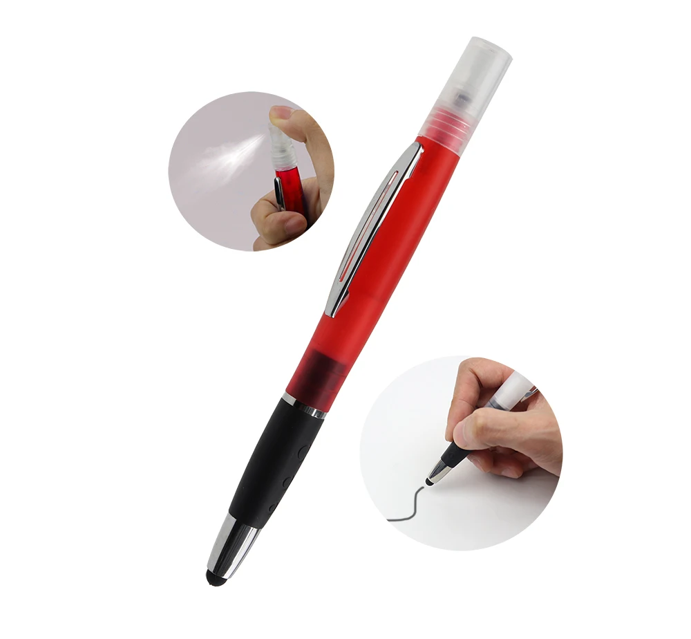 New style self defense spray pen perfume portable ball pen with spray bottle