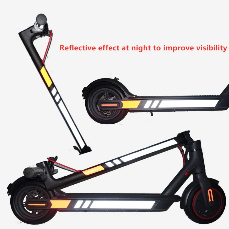 Electric Scooter Night Reflective Styling Sticker Fits for Xiaomi M365 Pro Scooter