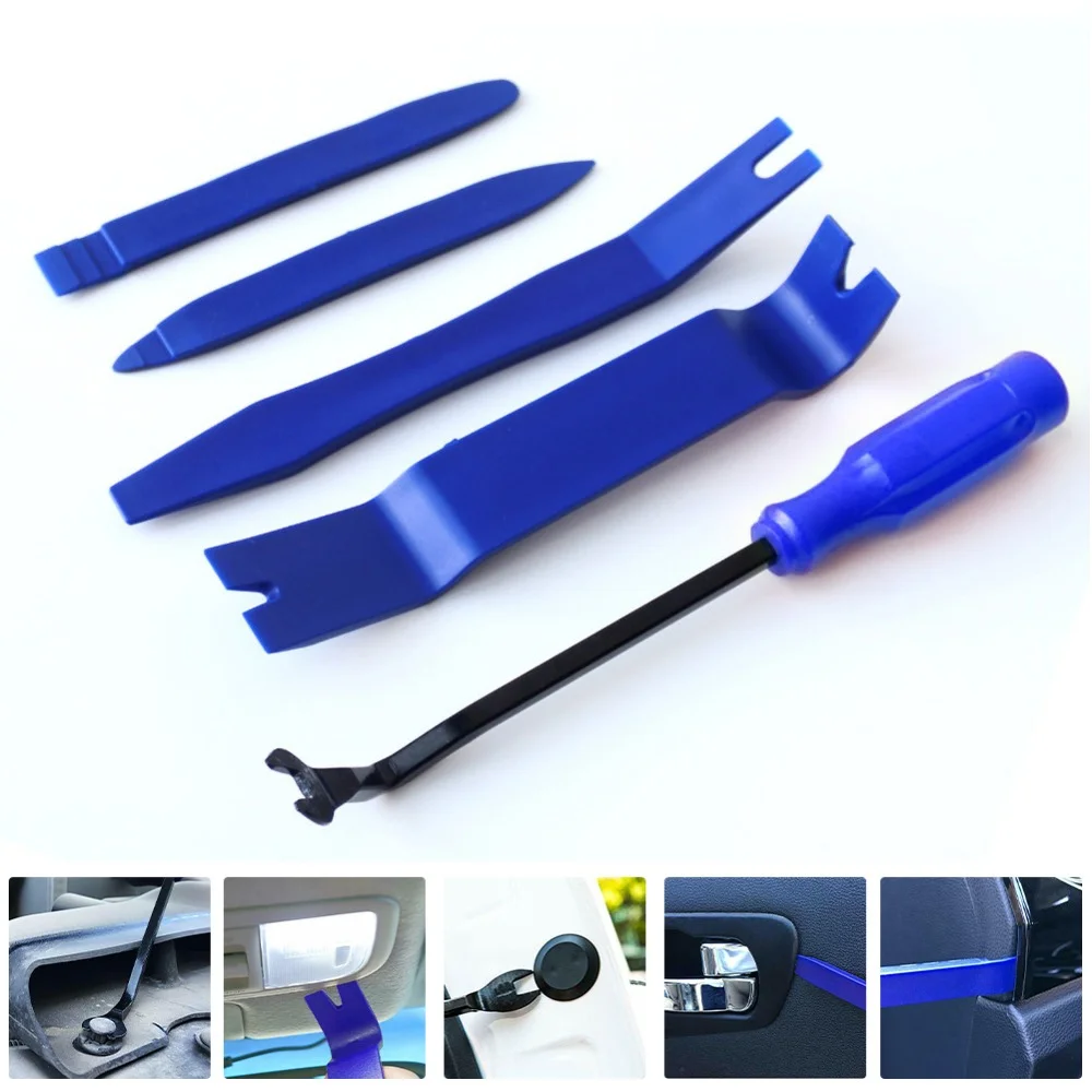 32pcs Auto Radio Door Trim Pry Clip Removal Set Car Upholstery Installer Repair Kit Car Tool Box Set