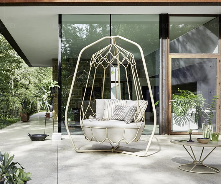 Hot Sale hanging swing fun Outdoor furniture net swing patio egg chair