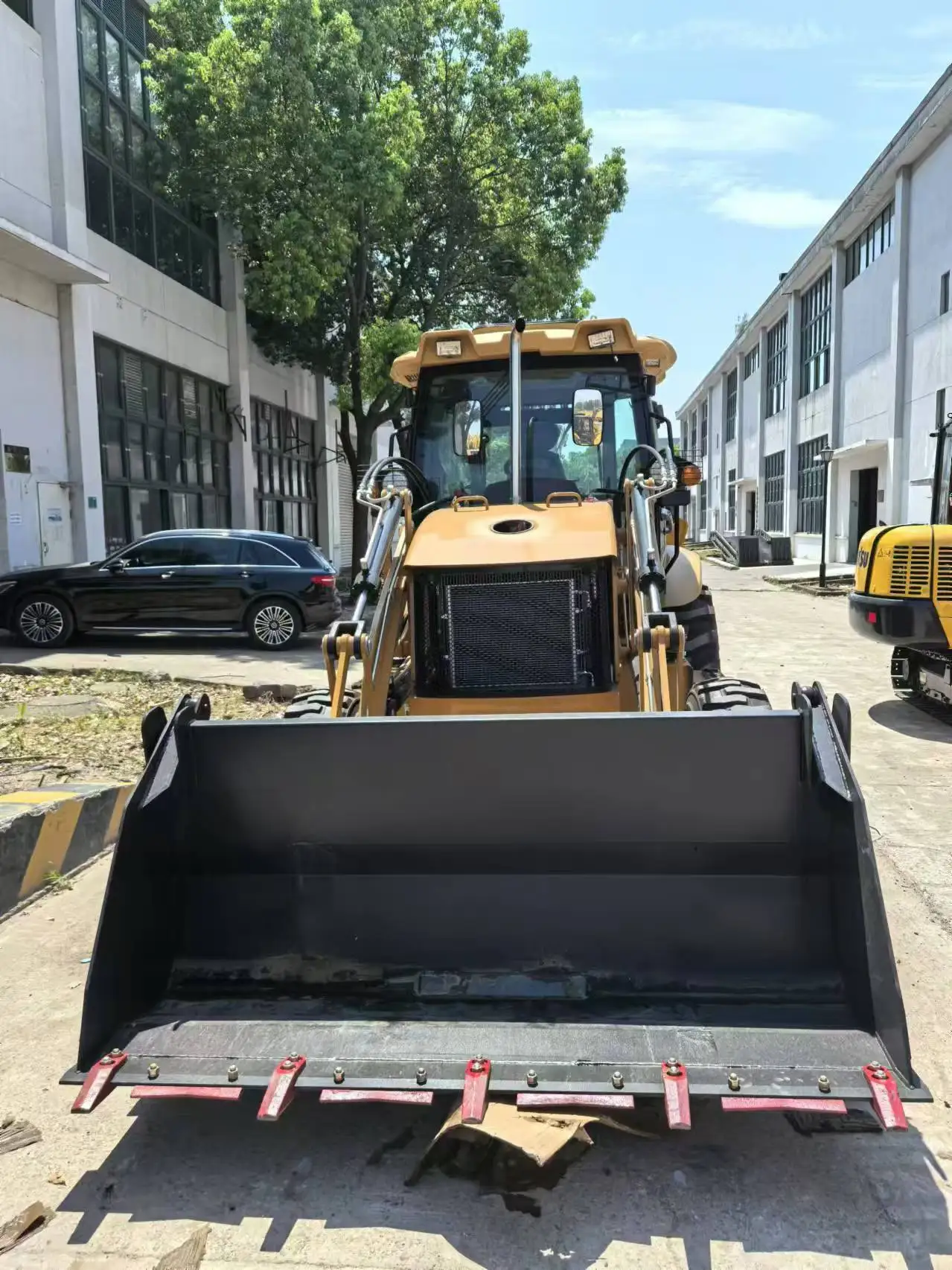 New Caterpillar 432F2 432F 420F 416F 416F2 420F2 loader with extension arm CAT 432f2 4*4 side shift backhoe loader price low