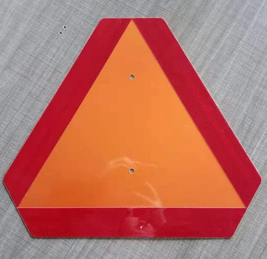 Медленно движущийся знак автомобиля, автомобильная эмблема, задний предупредительный знак ECE для сельскохозяйственных автомобилей, тележка для гольфа, грузовик, прицеп