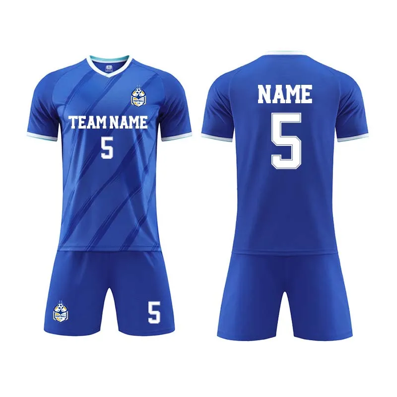 Adults 100% Polyester Thailand Quality Football Jersey Uniform Sublimation Soccer Jerseys Sets For Clubs Team