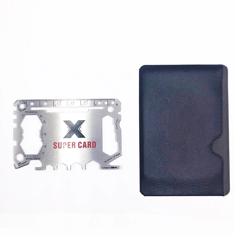 New Product Ideas 2019 Outdoor Camping Knife Survival Knife Pocket Gear Kit Credit Card Tool Set