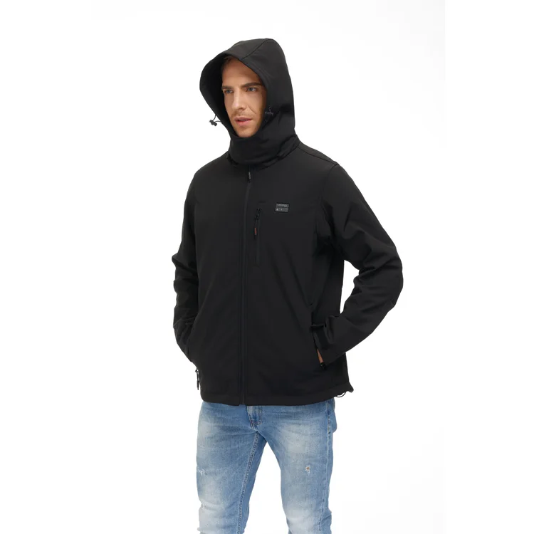 12V Softshell Camping Travelling Themral Clothing Supplier Manufacturer OEM Customized Heated Jacket Winter