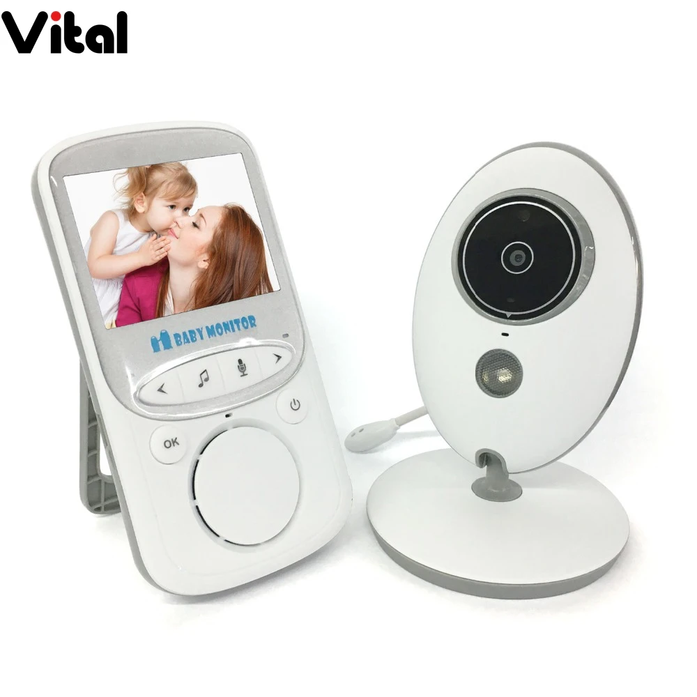 
High Quality Wholesale Portable 2.4 Inch Night Vision Multiple Language Baby Monitor VB605 