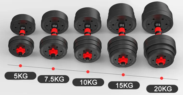 Factory Cheap Price Vinyl adjustable Cement Dumbbell
