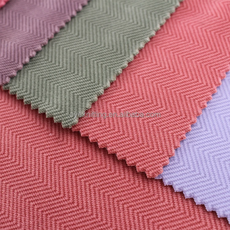 Ouyuanda гарантия качества переплетение двух сторон спандекс супер мягкая бархатная/велюровая ткань для дивана