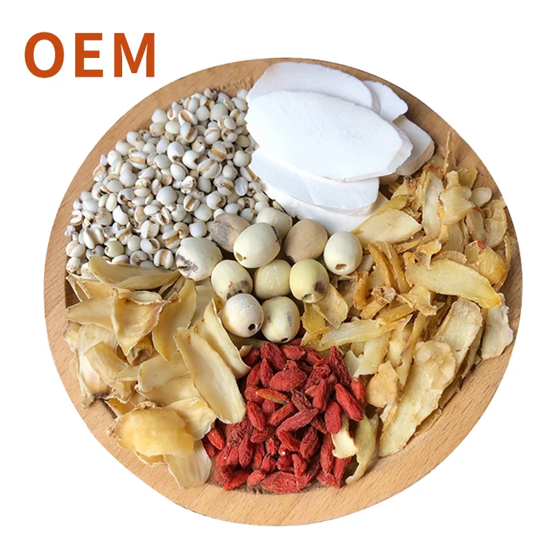 Processing customized lotus seed and Lily soup bag, Yuzhu Huaishan soup, summer best-selling soup
