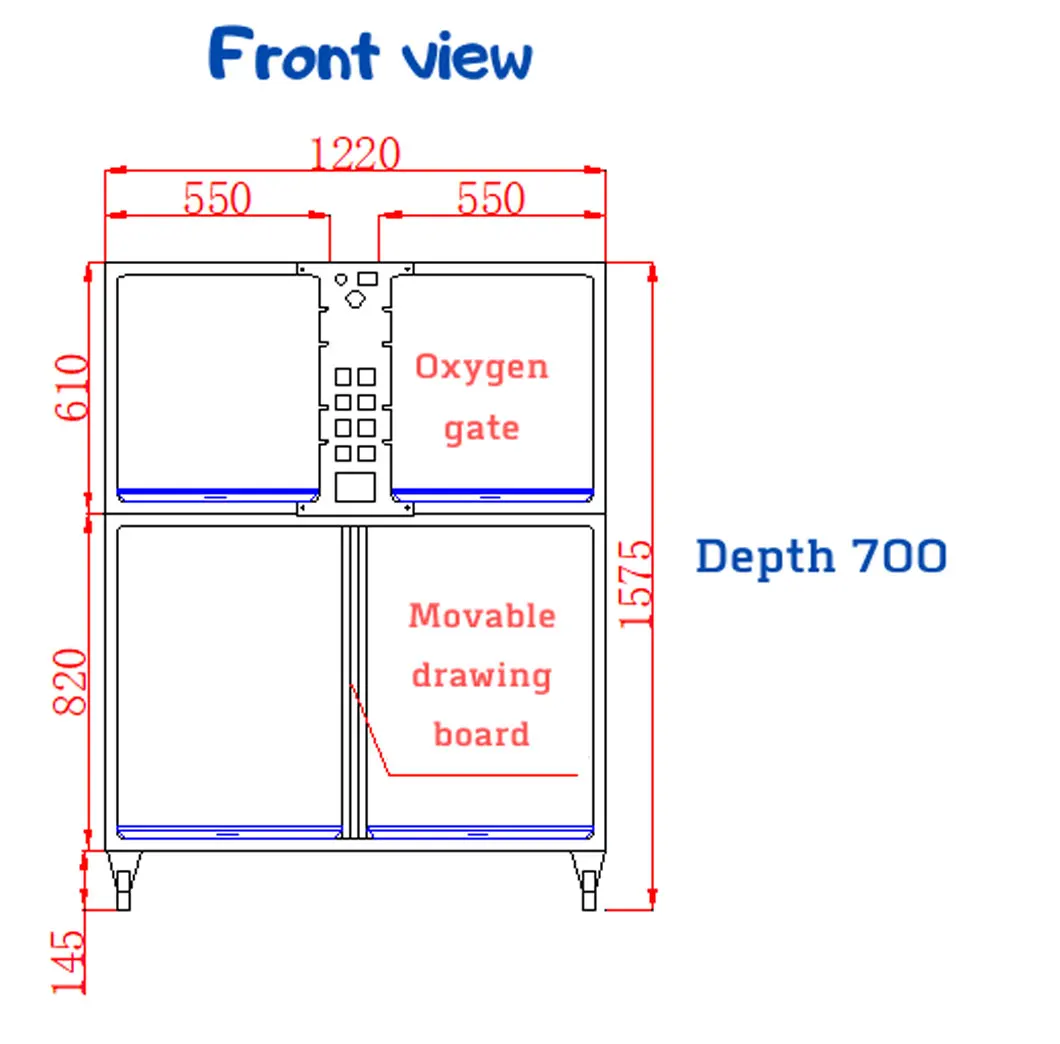 WTC-06 Pet hospital 304 Stainless Steel Animal Veterinary Dog hospitalization cage