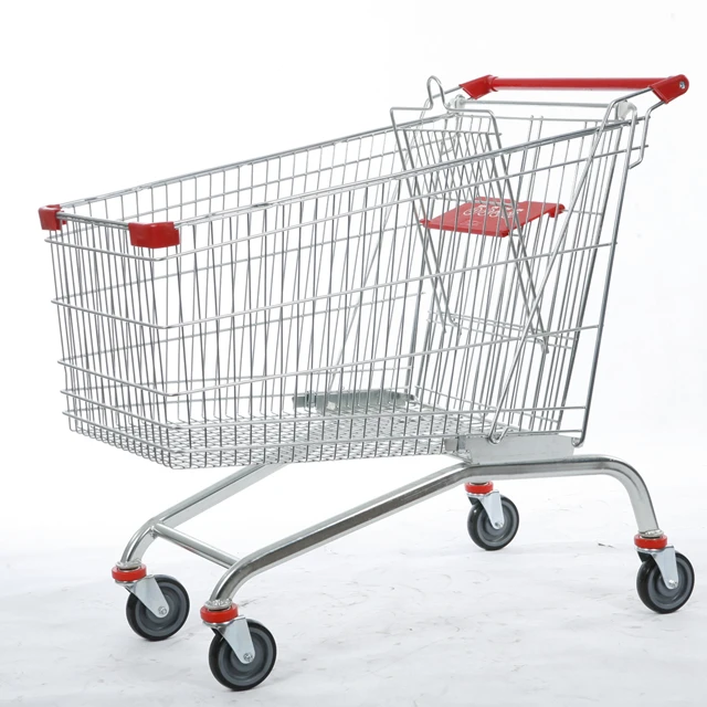 100L American style high quality shopping trolley cart