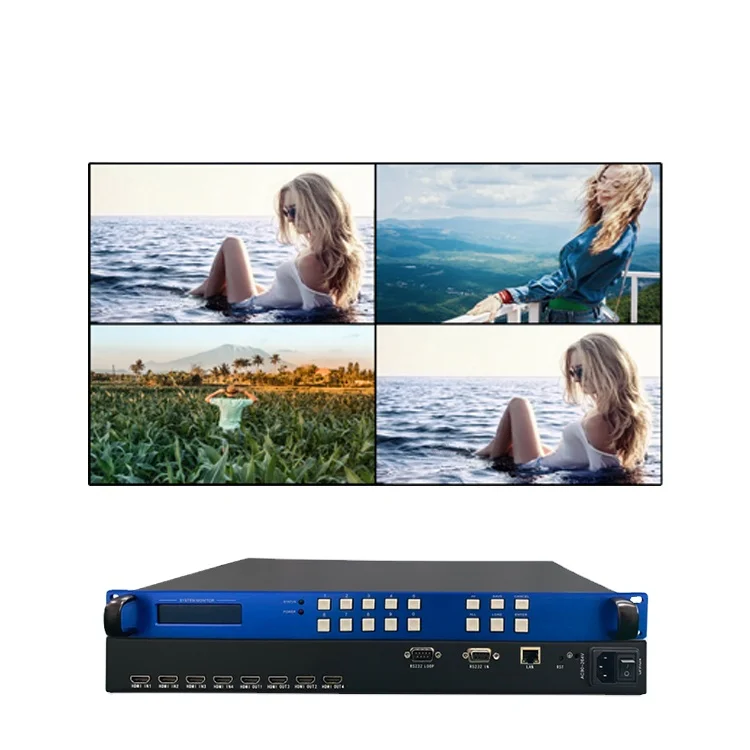 Bitvisus hot sale  4 hdmi input 4 hdmi output 4x4 matrix 4k hdmi matrix