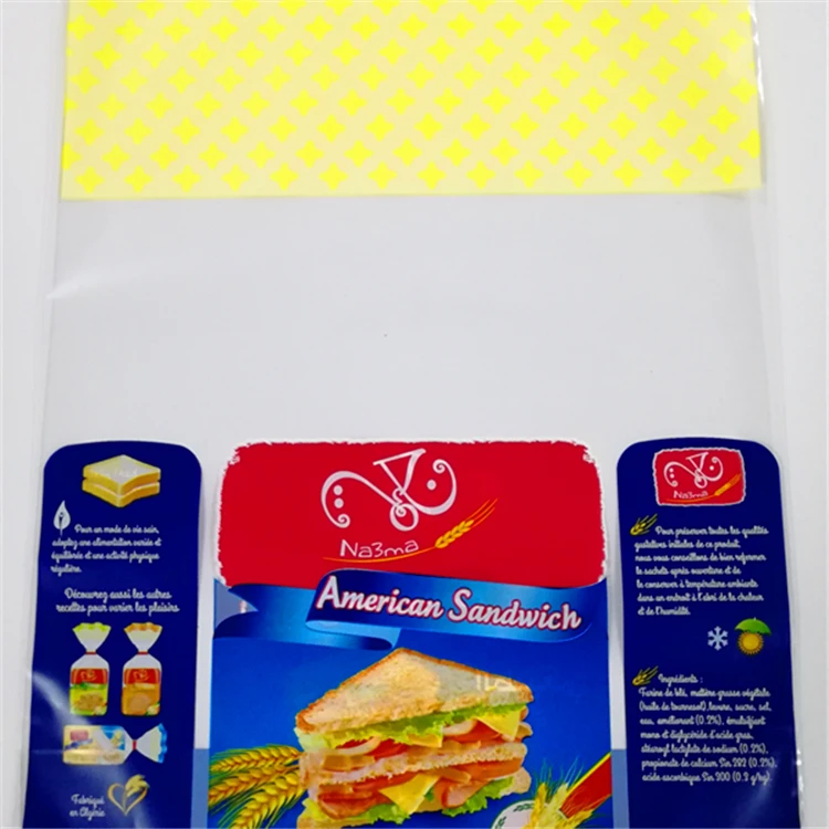 Bread Packing Transparent CPP Polypropylene Bread Bags Plastic Wicket Bag Bottom Gusset