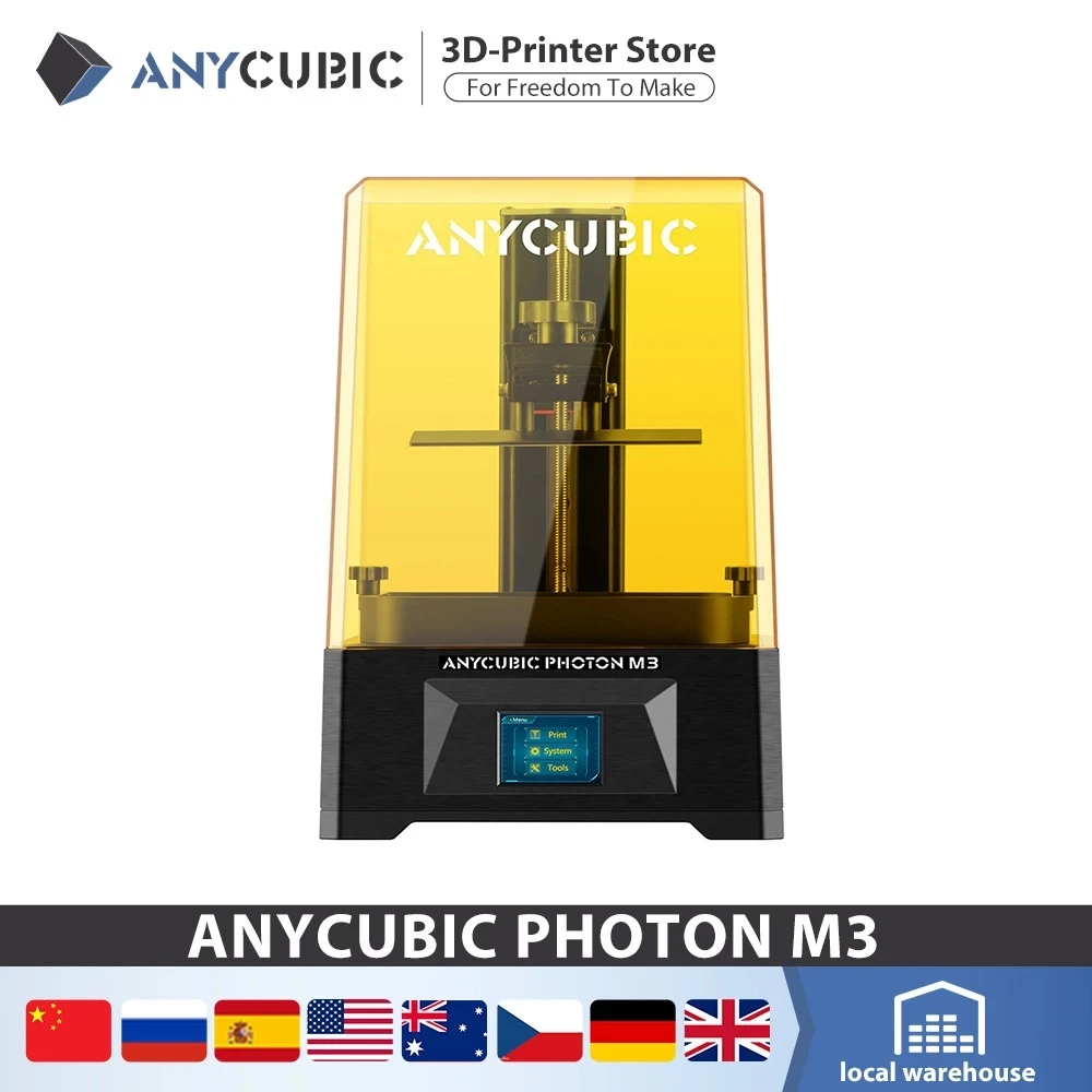 ANYCUBIC LCD Photon mono X 4K 6K 8K M3 Plus MAX DLP Machine 3D-принтер печать с стиркой и выдержкой 2