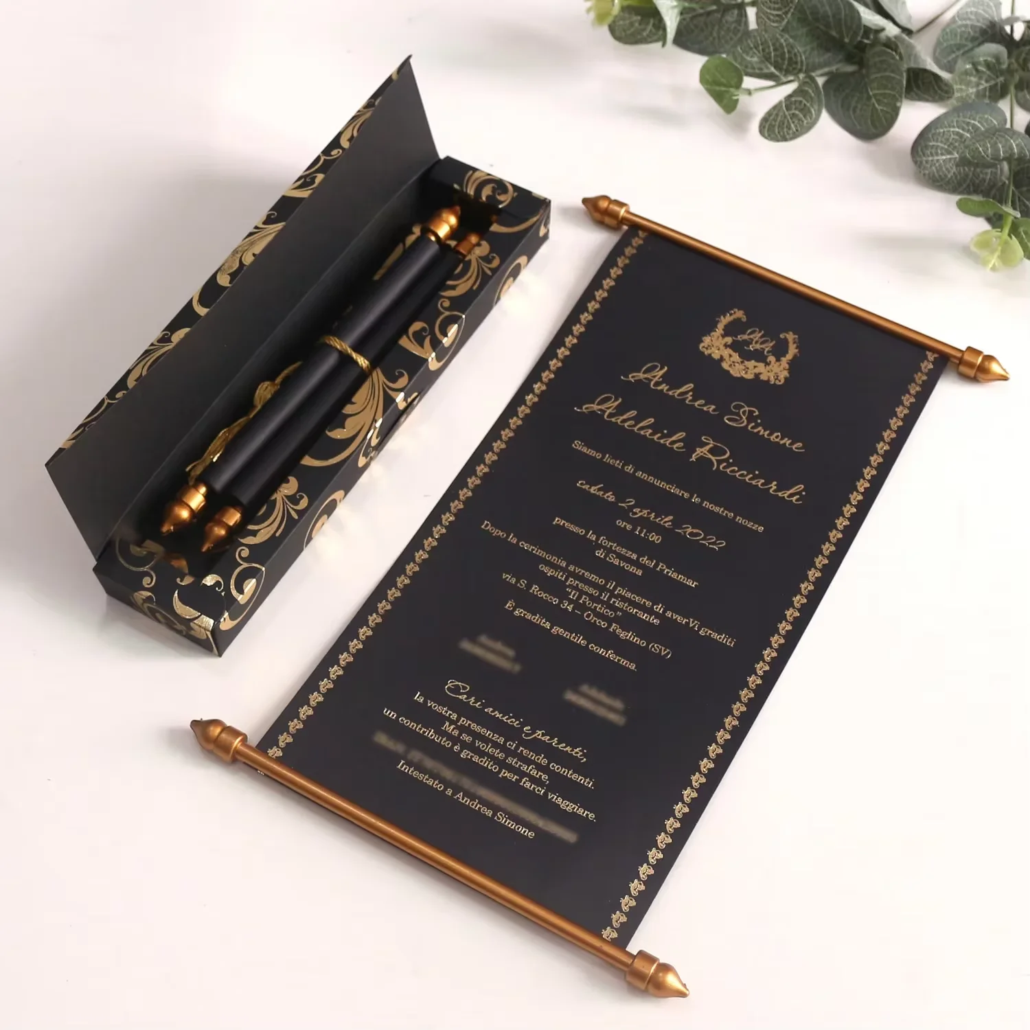 Fold royal blue quinceanera invites Pearl Papercarte de invitation de mariage royal invitation card for royal wedding