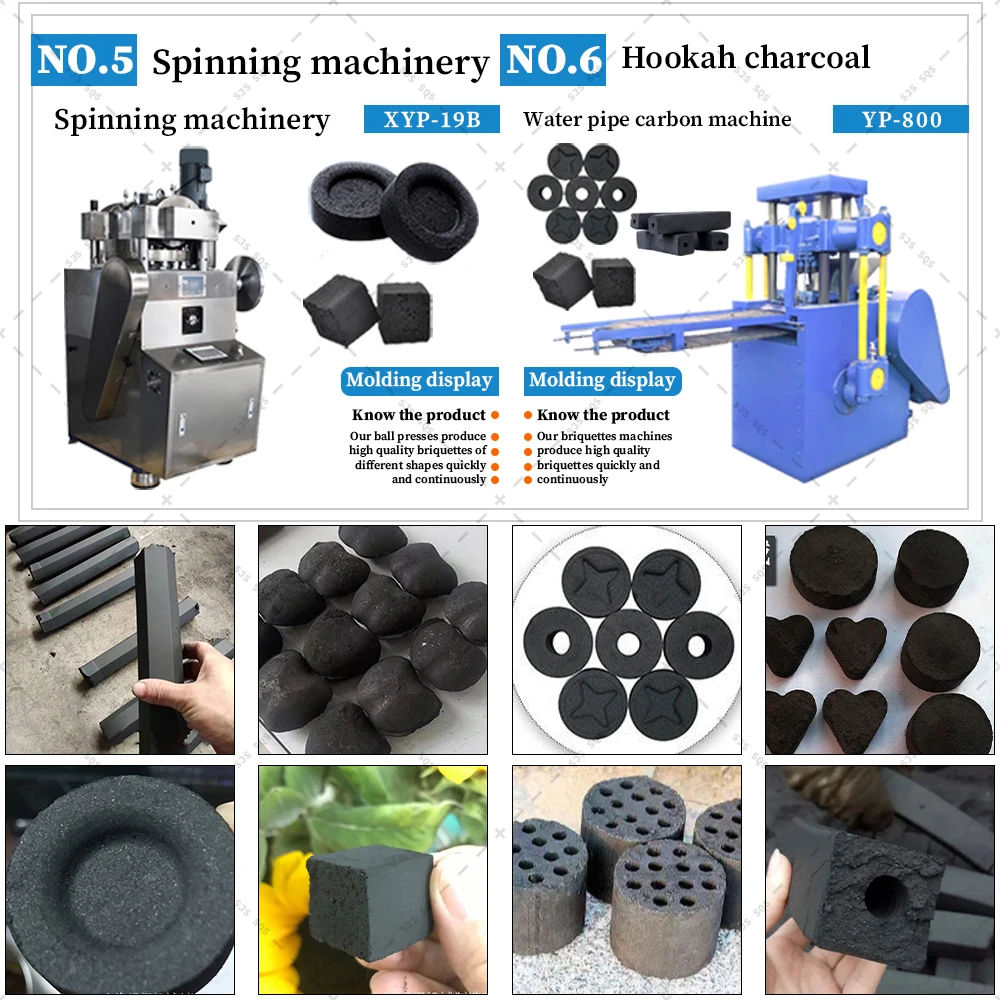 Coal Briquette Making Machine Manual Honeycomb Charcoal