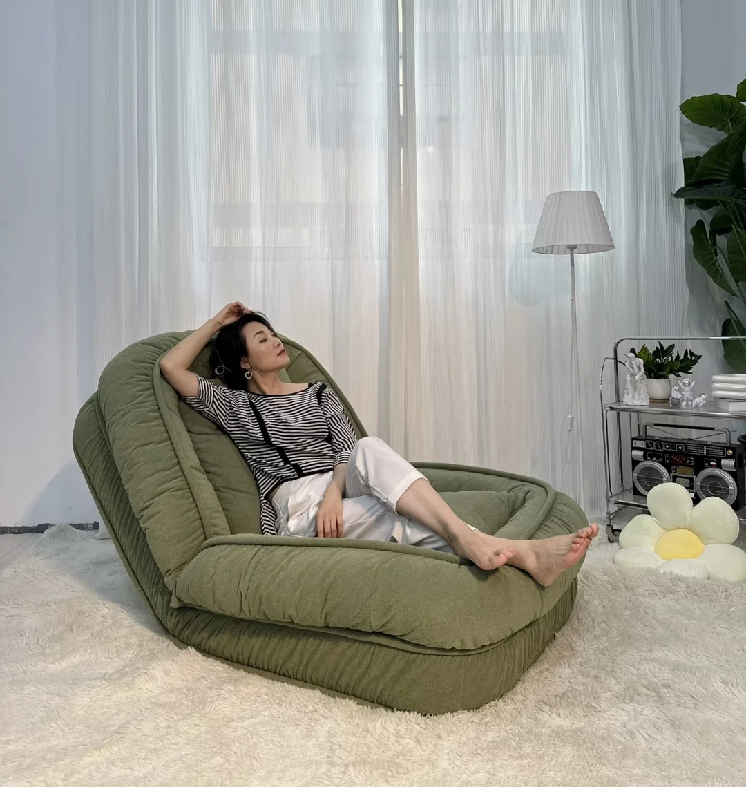 Modern Design Lazy Sofa Soft Sleep Bean Bag Cover for Dogs Single to Three Seat Winter Warm Nap for Humans and Pets