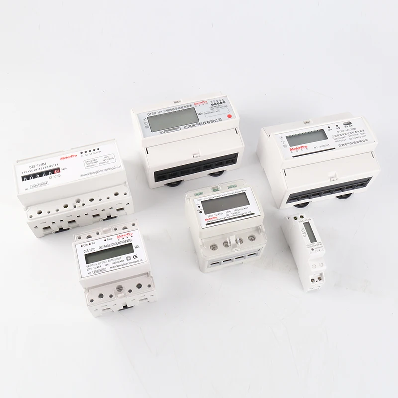 IEC standard Single Phase Digital Small Din Rail kWh Energy Consumption Meter