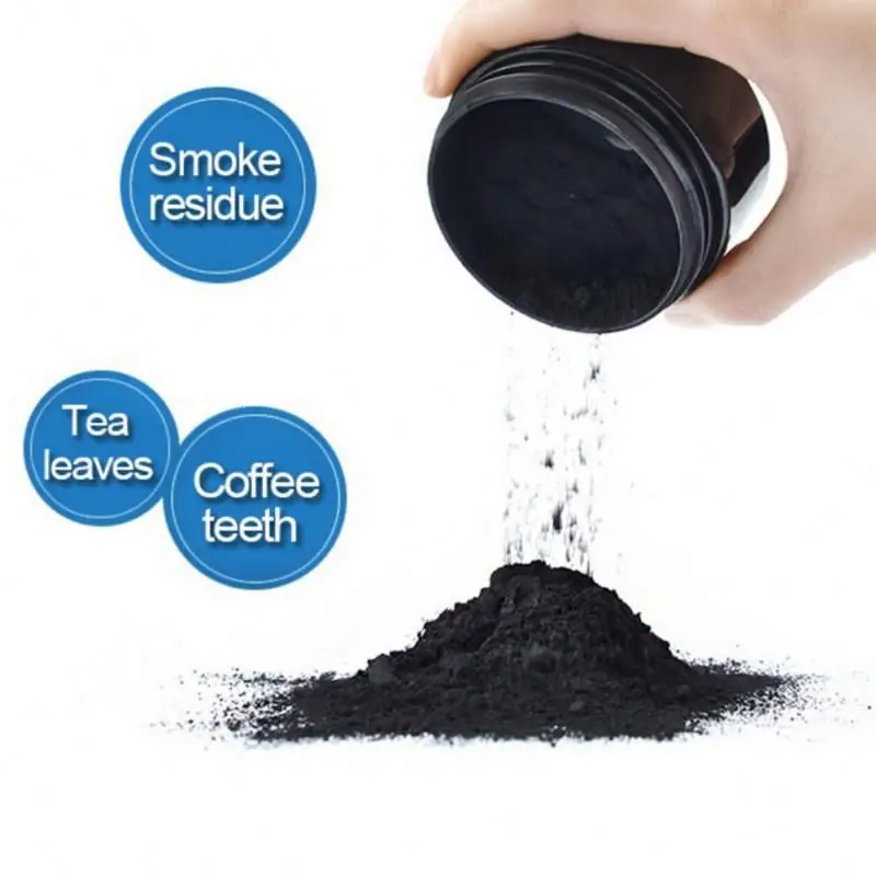 100% Organic Coconut Activated Charcoal Natural Teeth Whitening Powder Dental 30g