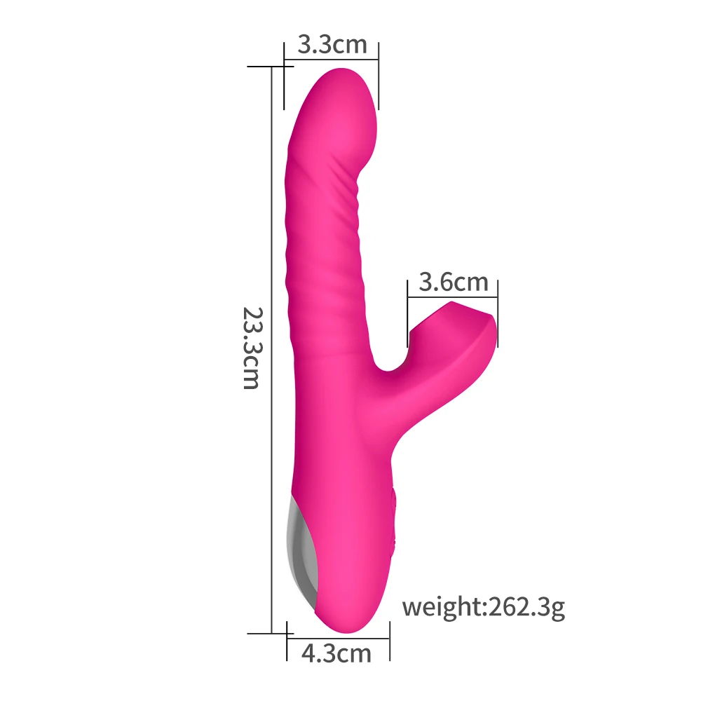 suck Suction Telescopic Waterproof Rechargeable Stimulator Silicone female adult masturbating Dildo vibrator sex toys for woman