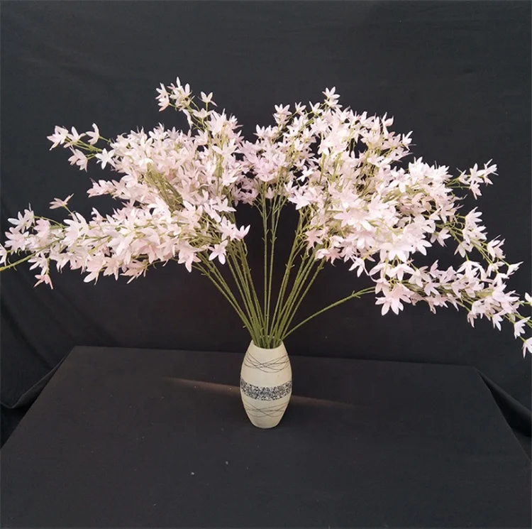 Z1475 Fast Delivery Yellow Artificial Oncidium Orchid Plant Flowers