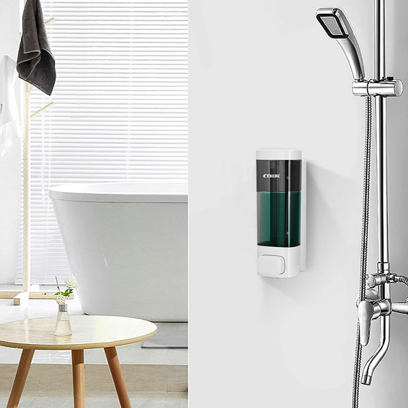 CDWK 320ml Wall Mounted Hand Wash Manual Press Bathroom Soap Dispenser