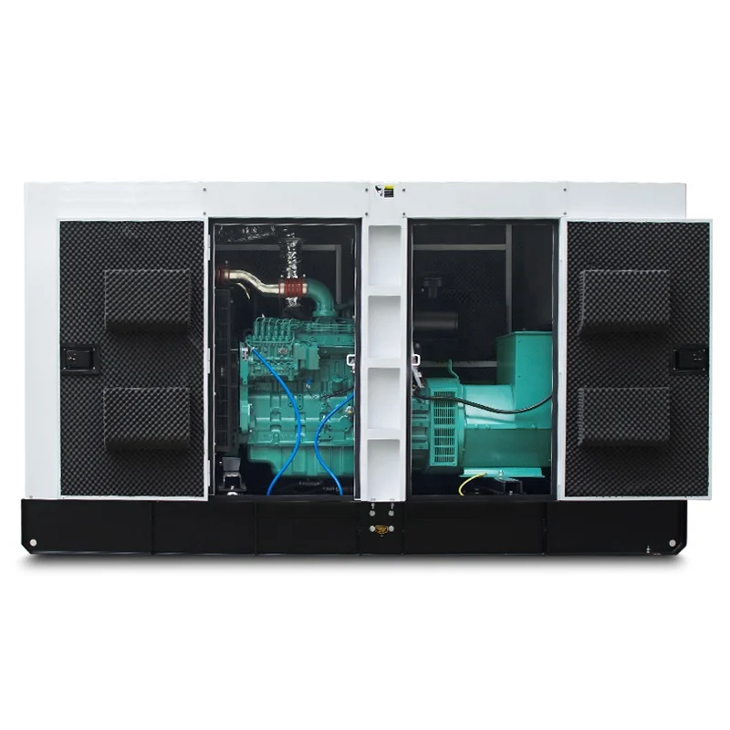  Новый двигатель cummins NT855-GA 200kw/250kva сверхтихий дизельный