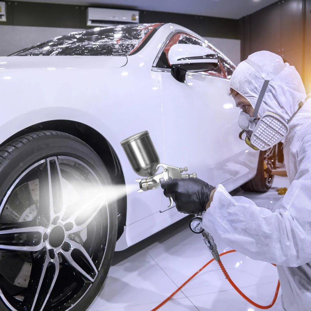 Professional Air Paint Spraying Tools Car Paint Refinishing Spray Gun Pneumatic