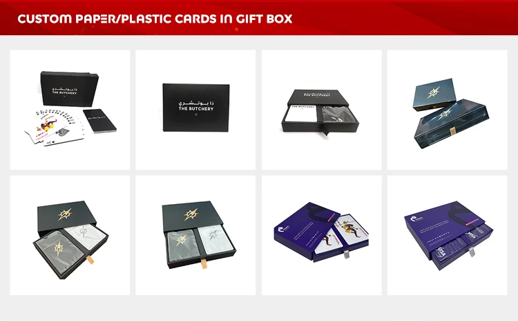 promotional 4 color playing cards