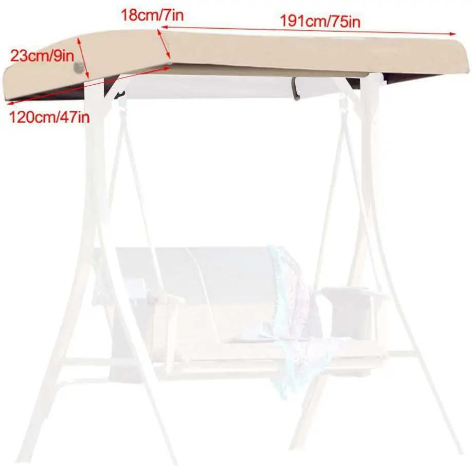 Cost effective all weather protection outdoor garden swing hammock furniture hanging chair cover