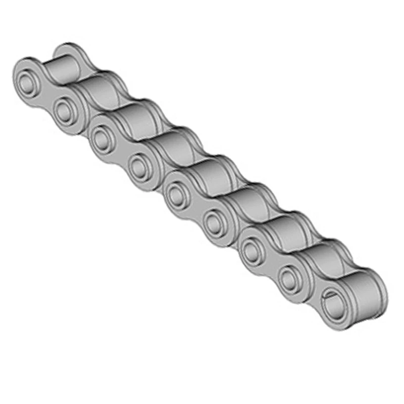 Production Line Pitch 19.05mm~50.80mm Stainless Steel Plastic Roller Steel Roller Transmission Conveyor Chain Double Plus Chain