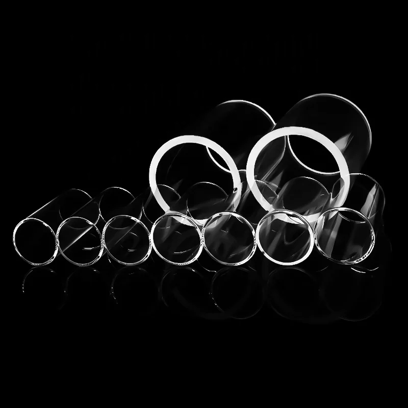 Heat Resistant Glass Tube High Temperature Clear Quartz Tube  High Purity Quartz Tube