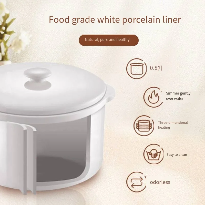 Double Knobs Control Hot Pot Electric Boil Stew Fry Roast Multi Purpose Cooker High Power Fast Electric Hot Pot