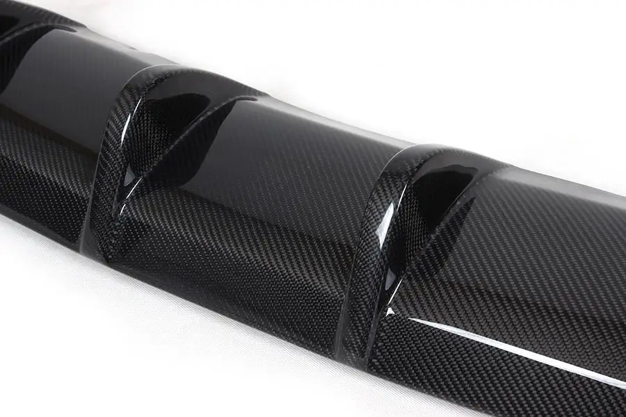 Rear bumper bumper lip diffusion spoiler Volkswagen Scirocco R 2009-2016 factory carbon fiber