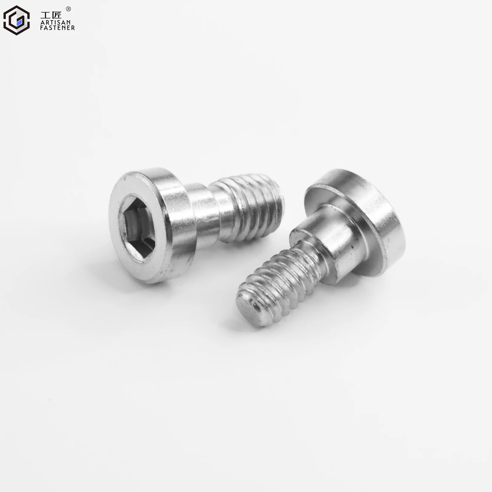304 stainless steel hexagonal plug screw, shaft shoulder, convex shoulder, equal height limit step screw M3M4M5M6M8