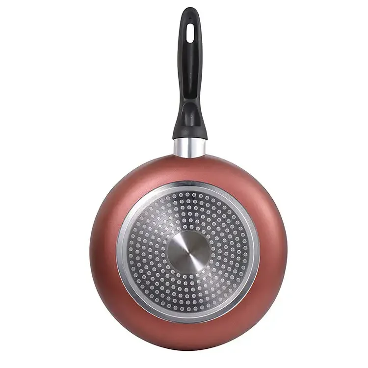 New Designs Chinese Double Burner Aluminum Marble Coating Induction Non-Stick Frying Pan