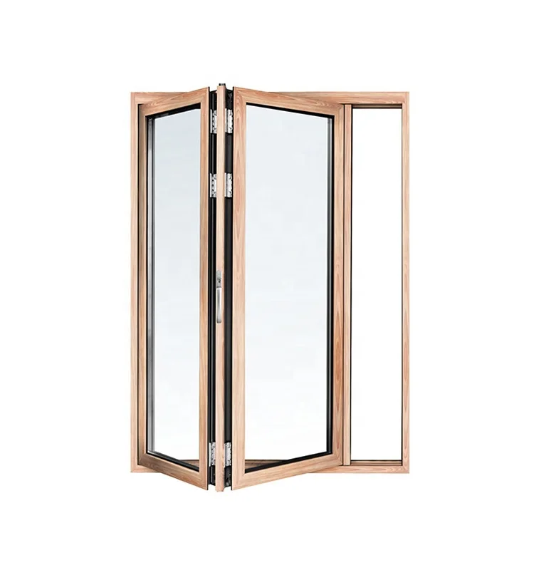 Foshan factory price double glazed aluminum folding balcony door
