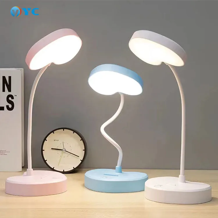 Rechargeable USB 5V LED Desk Lamp Bedroom Sleeping Adjustable Writing