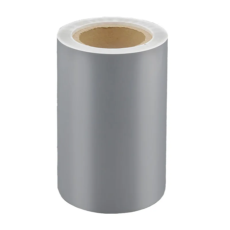 Factory Supply PP PE PET PVC BOPP Vinyl Matt Silver Transparent Self Adhesive Transfer Thermal Label Paper Jumbo Roll
