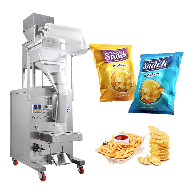 heat sealed wood pellet sawdust fertilizer granualar packing packaging machine