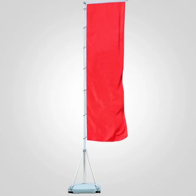 Telescopic Pole Water Injection Base Rectangle Affusion Flag