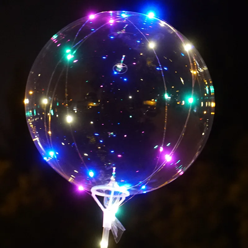 LED Lighting Party transparent latex balloon